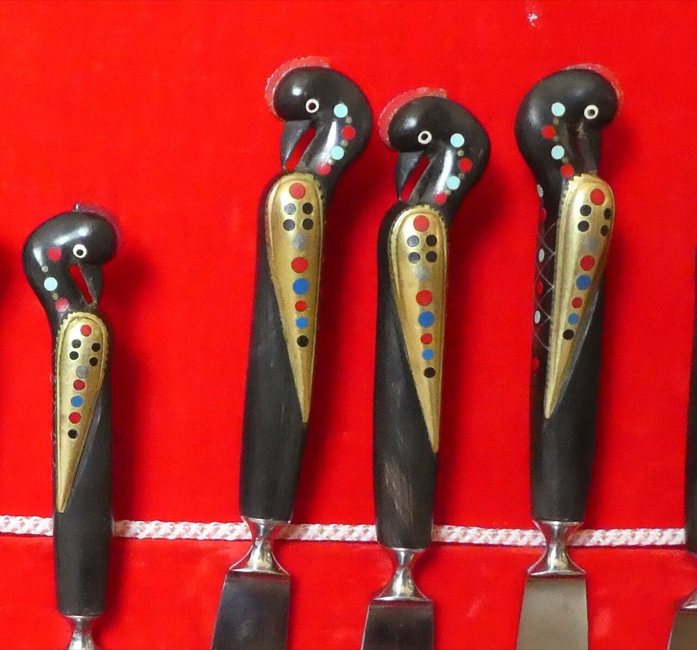 Jezzine firebird-handle cutlery