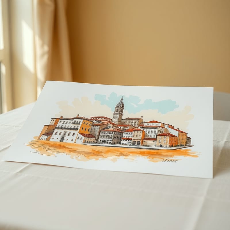 Beirut — A3 lithograph