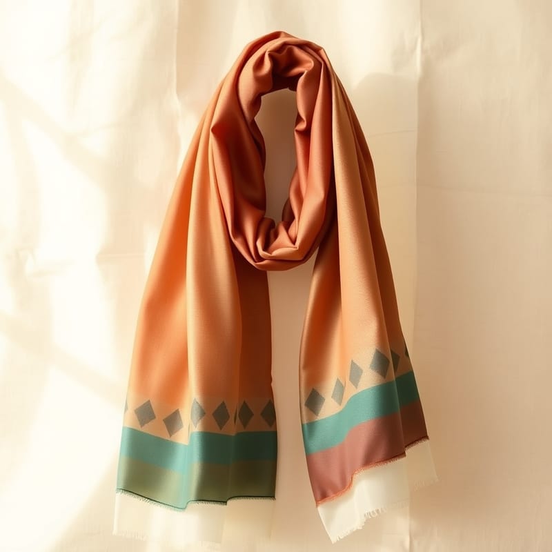 Silk scarf — Phoenician motifs