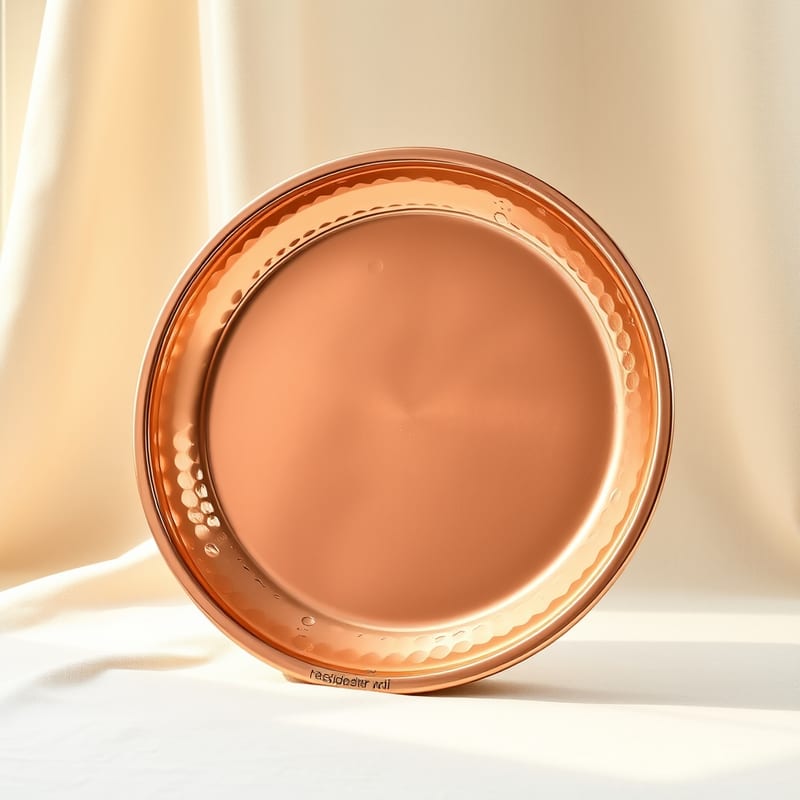 Tripoli tray — hammered copper